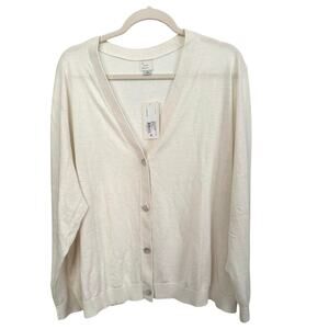 NWT! A New Day Cream button down cardigan